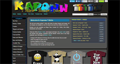 Desktop Screenshot of kapoww-t-shirts.com